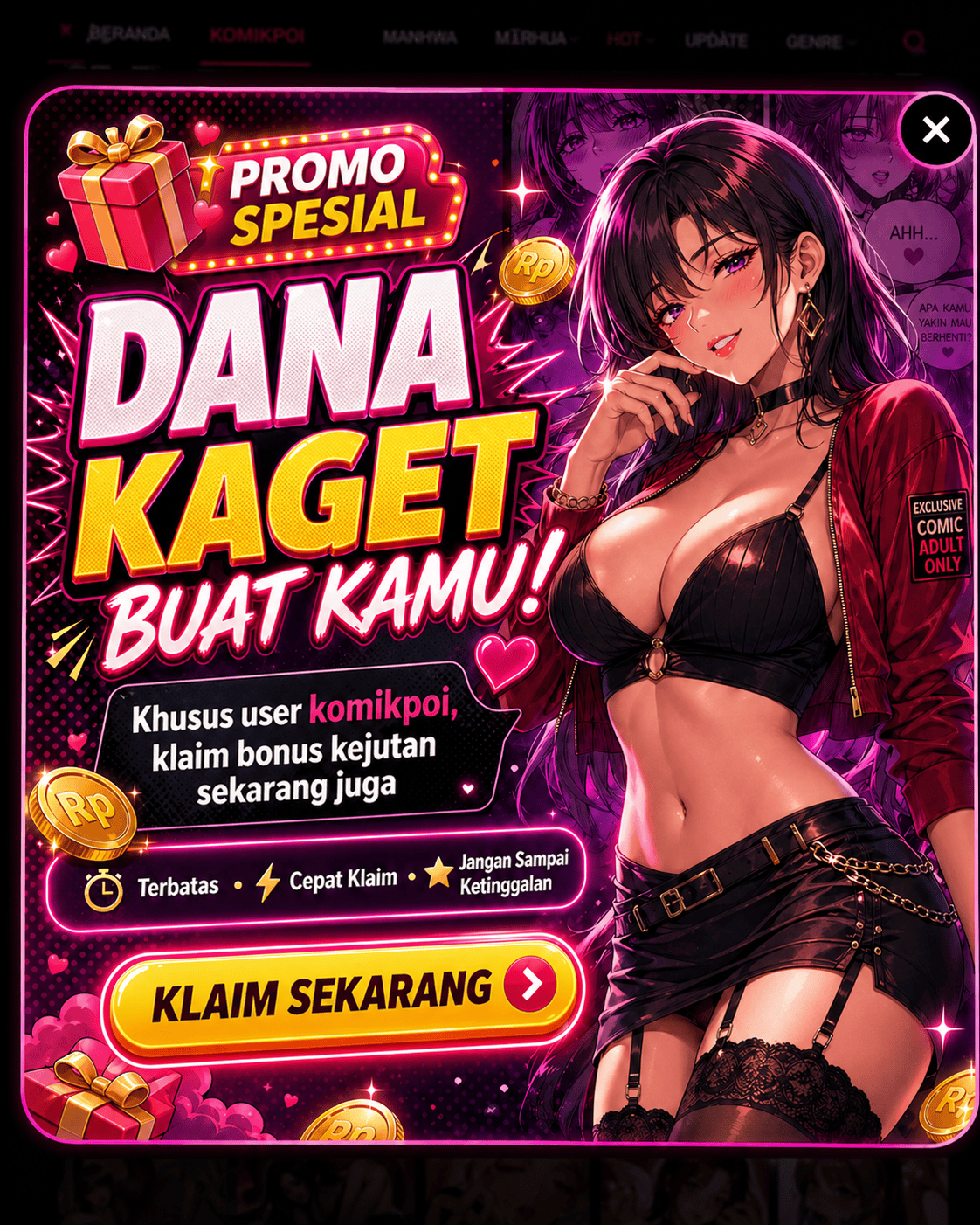 dana kaget